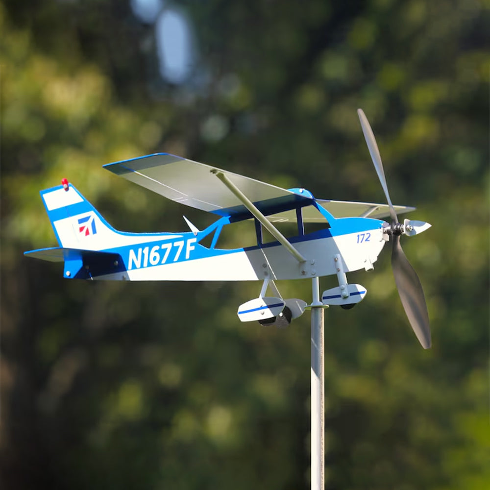 Handcrafted Piper J3 Cub & Cessna 172 Windsock Set