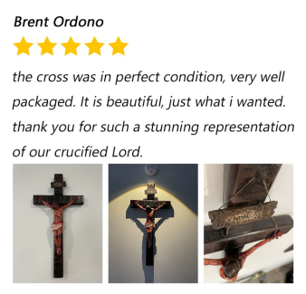 ✝️ Crucifixo de Jesus Artesanal — Recorde o Seu Sacrifício