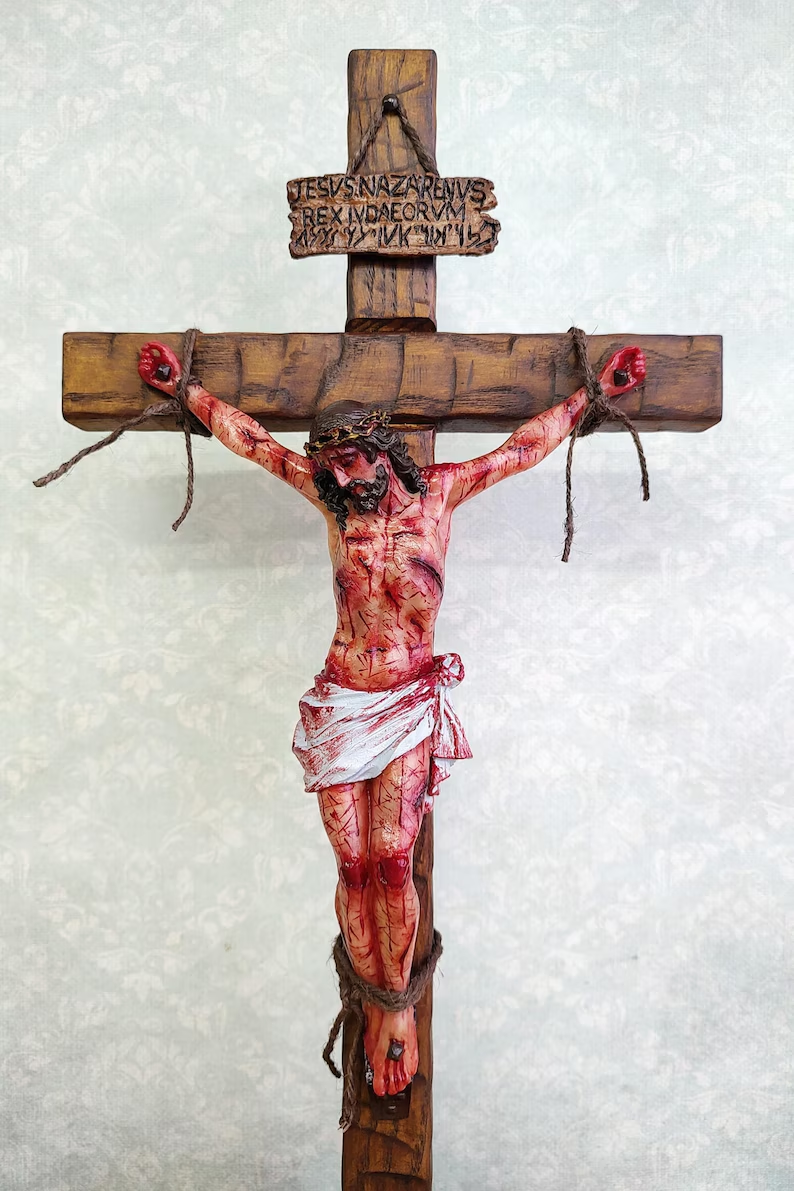 Calvary Crucifix – Christian Home or Prayer Space Decor
