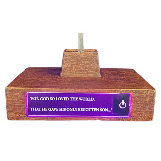 Wooden Base Stand for Chapel Size Glory Edition Cross