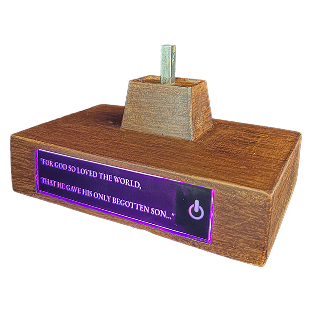 Wooden Display Base for Glory Edition Chapel Size Cross
