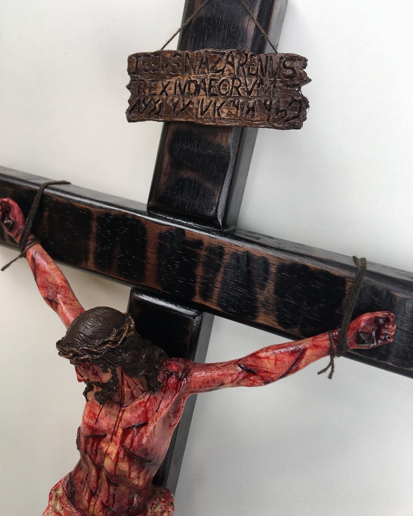 Handcrafted Jesus Crucifix – Catholic Devotional Home Decor