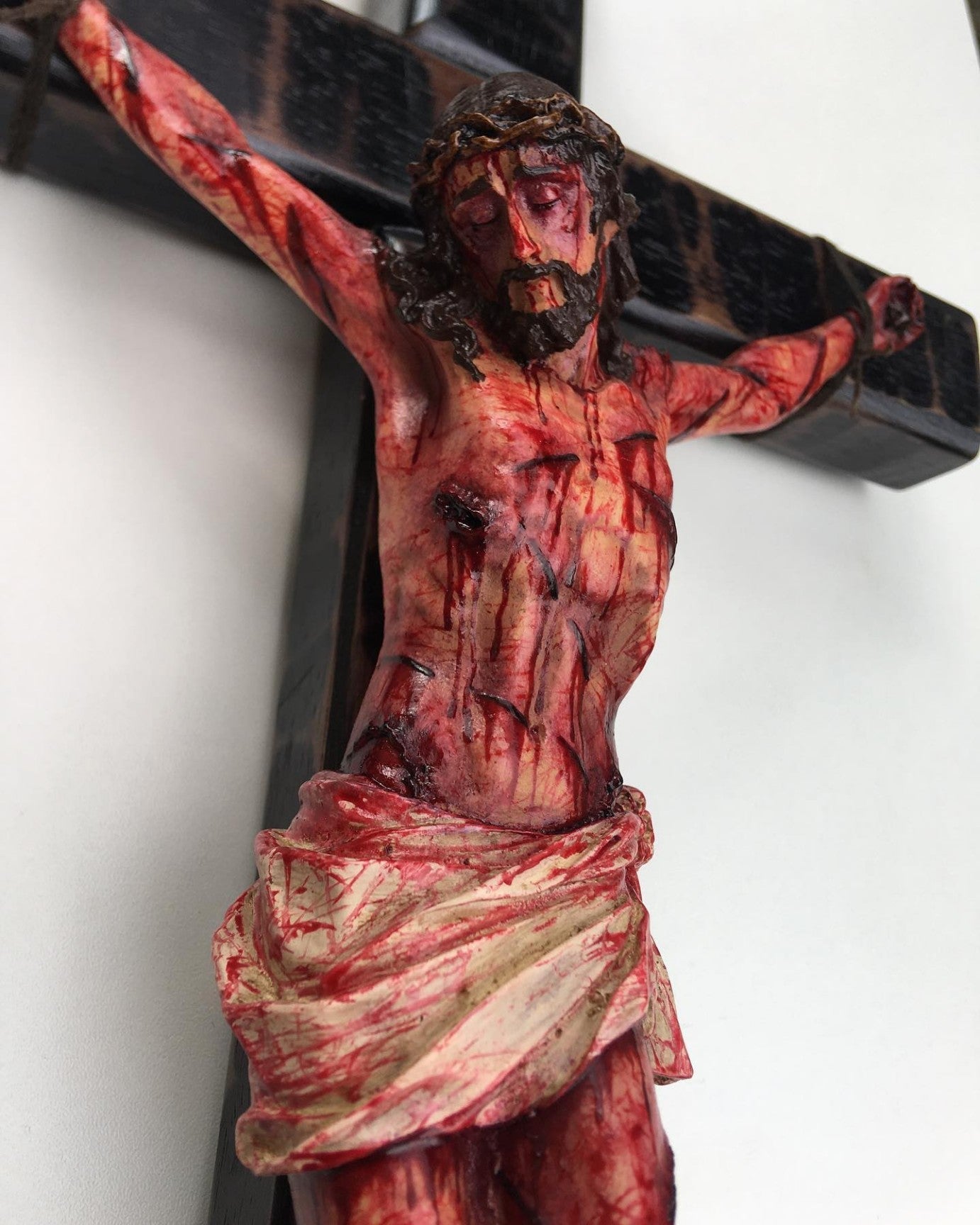 Realistic Crucifix Wall Decor — Catholic Devotional Art