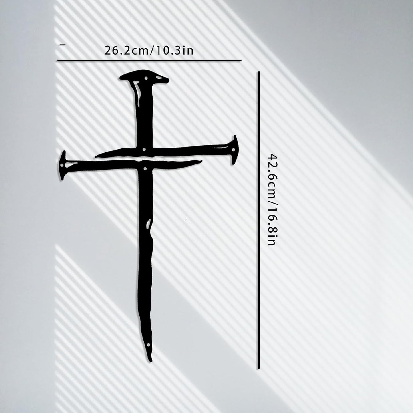 Metal Cross Wall Art – Jesus Crucifix, Tree of Life & Crown of Thorns Designs