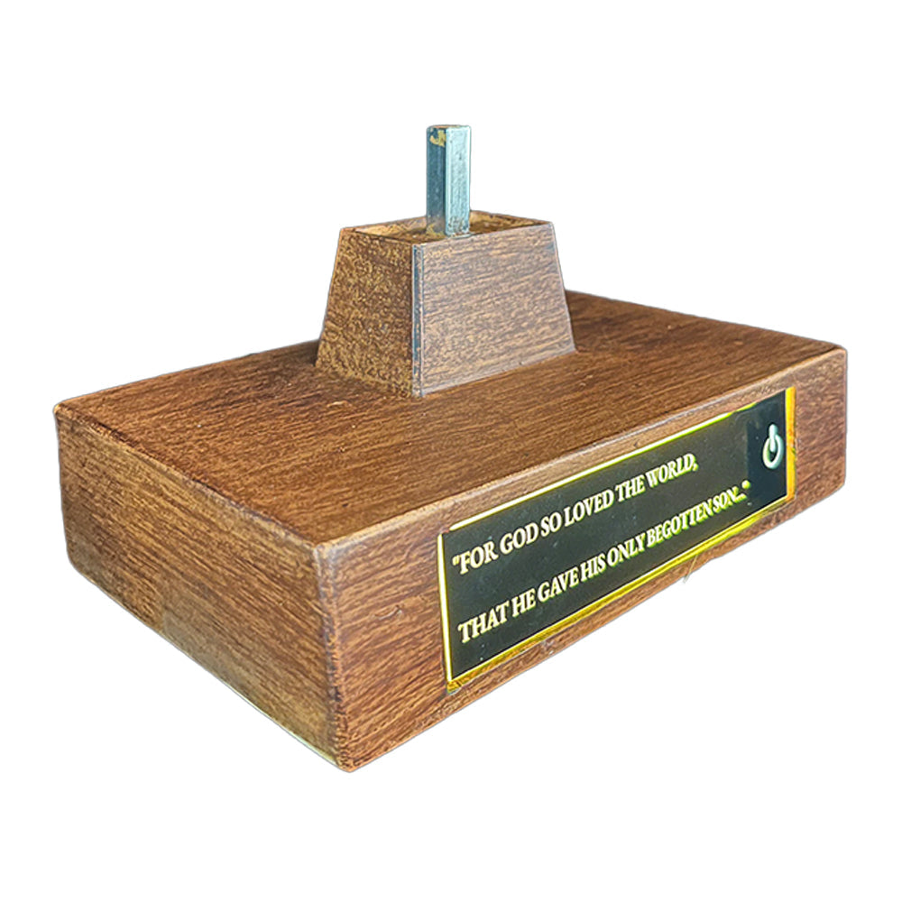 Wooden Base Stand for Chapel Size Glory Edition Cross