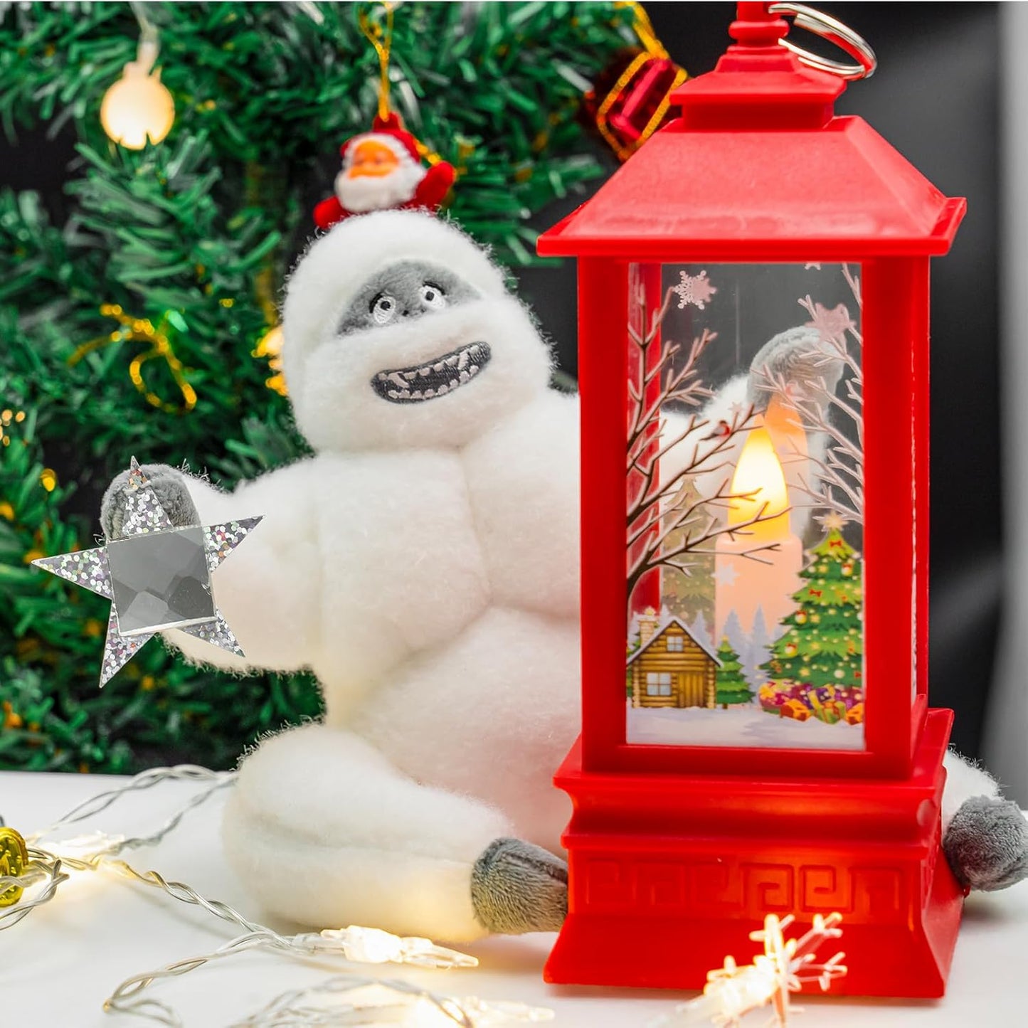 Handmade Felt Snow Monster Ornament – Christmas Tree Topper