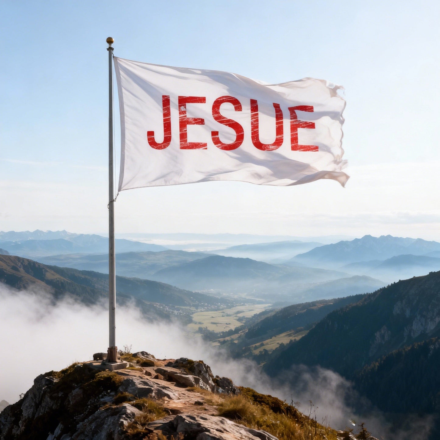 JESUS Yard Flag Bundle – 4-Piece Christian Lawn Decor Set