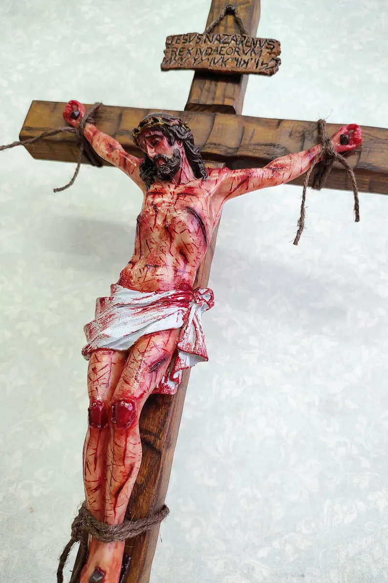 Calvary Crucifix – Christian Home or Prayer Space Decor