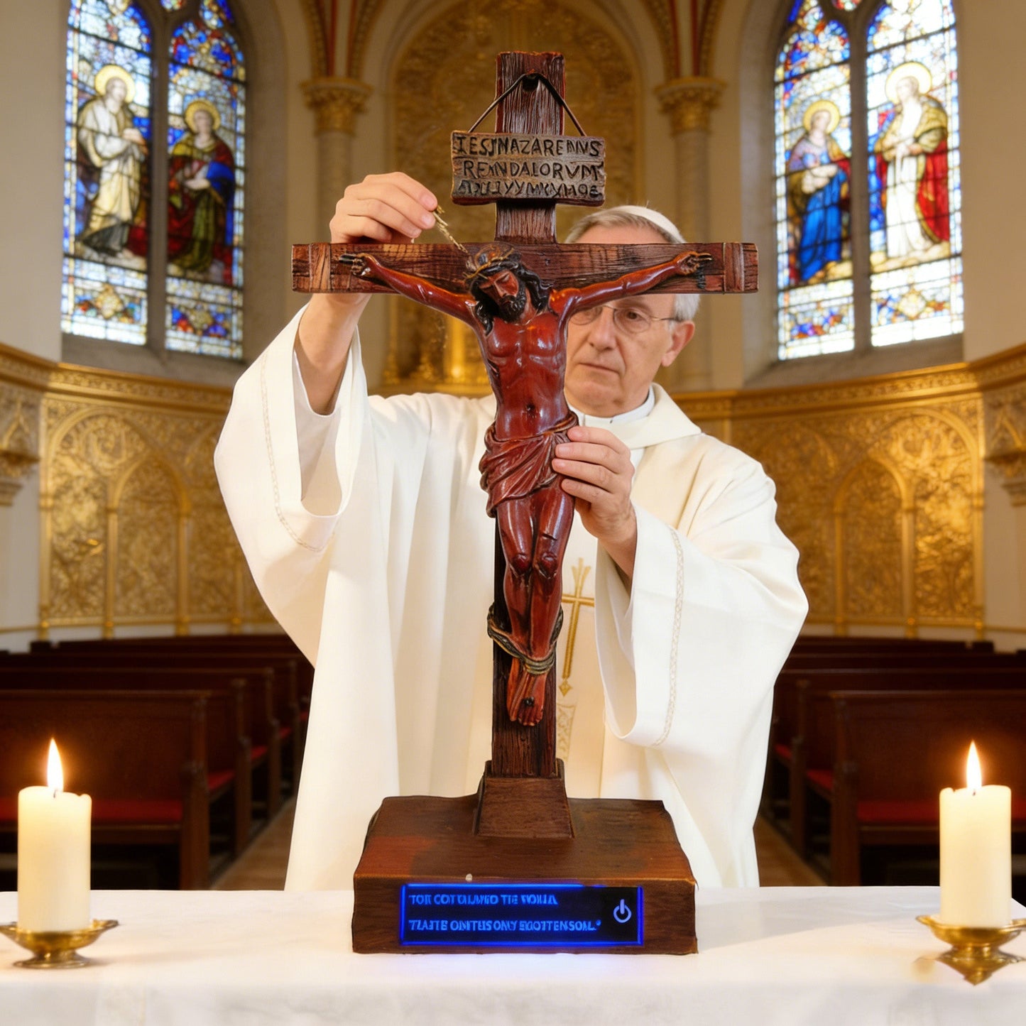 Realistic Crucifix Wall Decor — Catholic Devotional Art