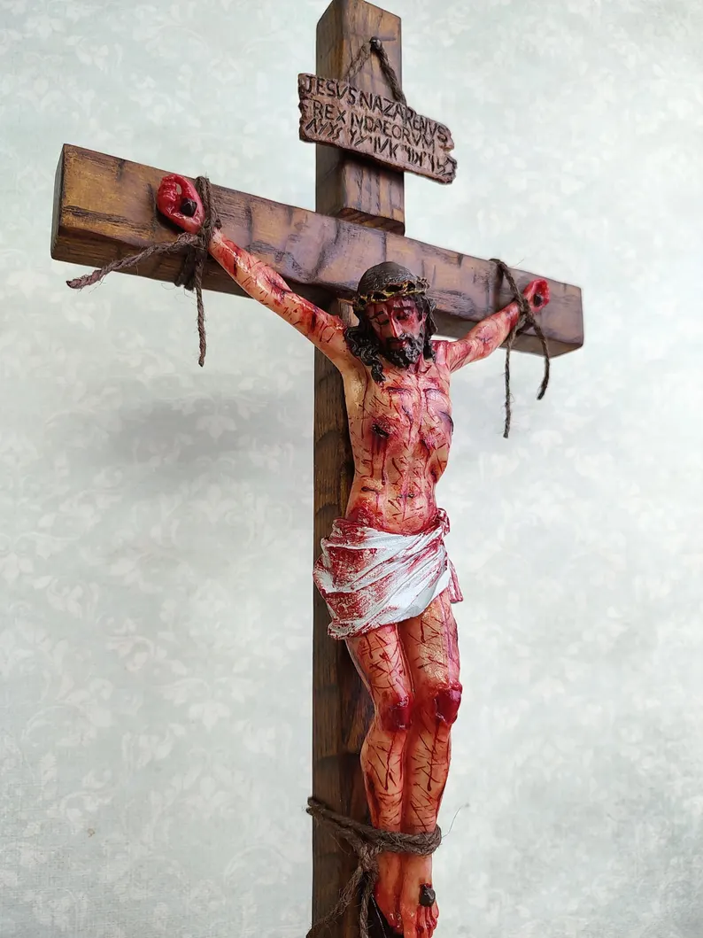 Calvary Crucifix – Christian Home or Prayer Space Decor