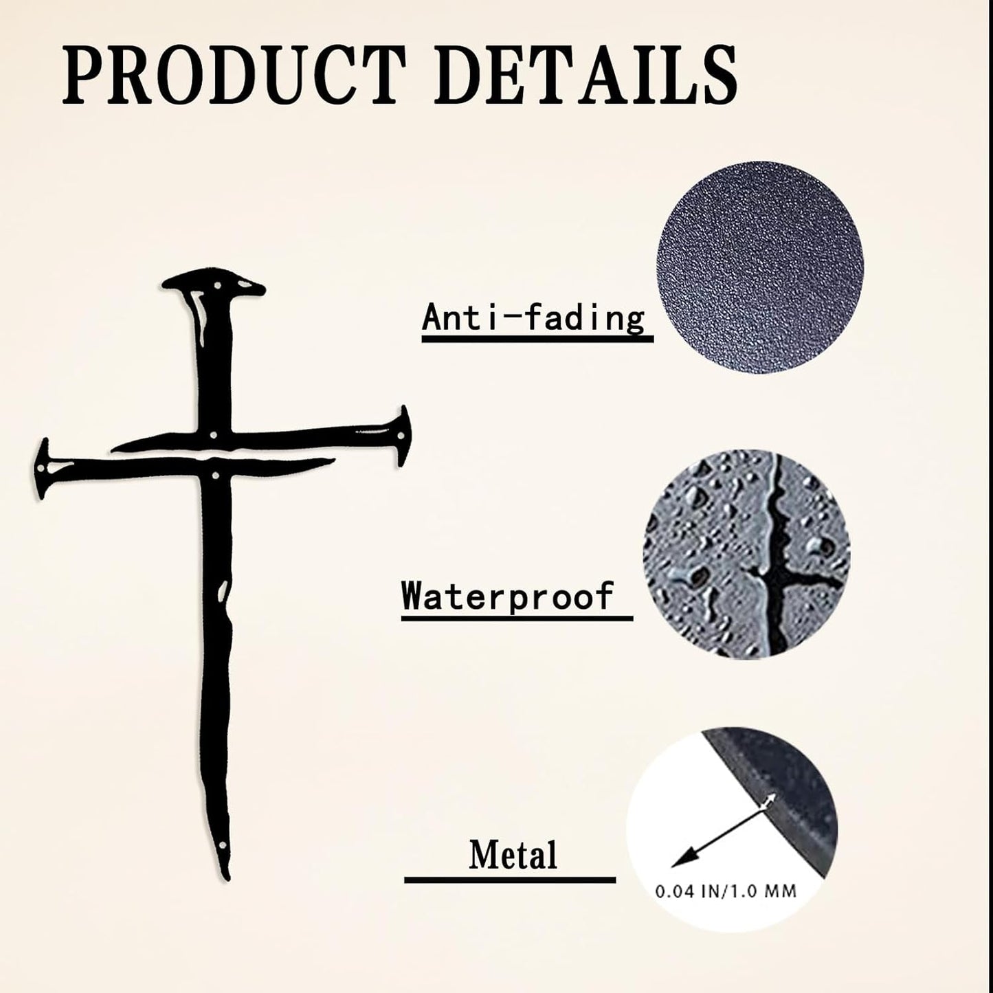 Metal Christian Cross Wall Art – Crucifix, Tree of Life & More