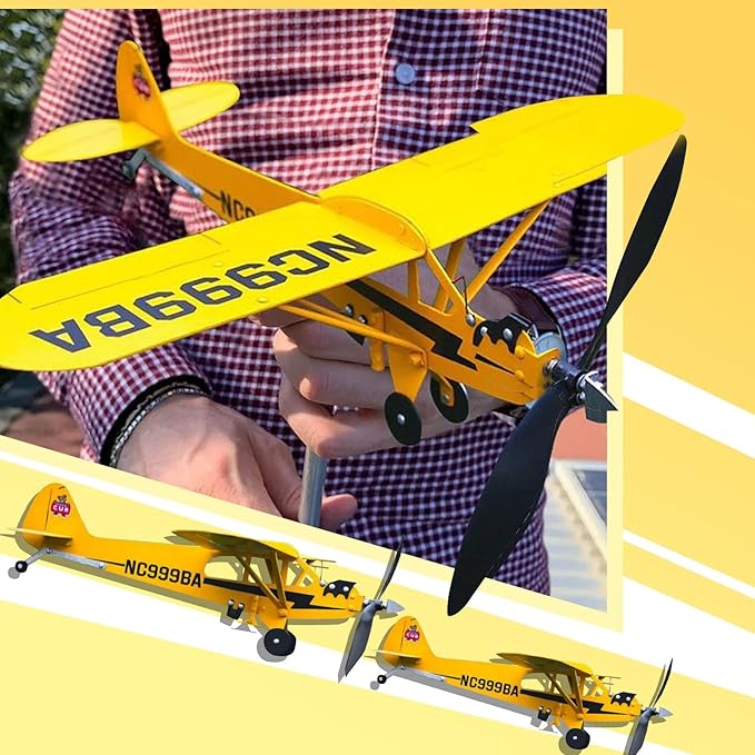 Handcrafted Piper J3 Cub & Cessna 172 Windsock Set