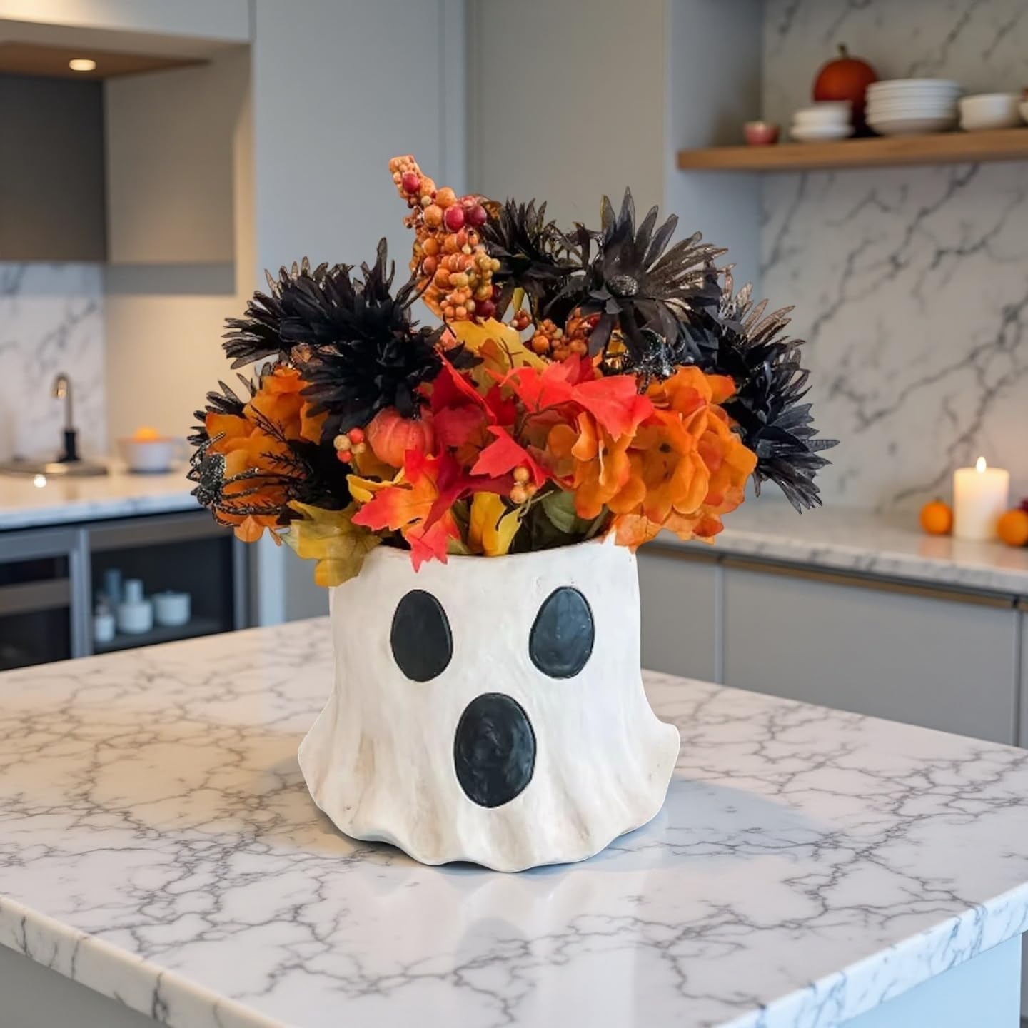 UV-Resistant Artificial Floral Porch Decor — Colorful Outdoor Arrangement
