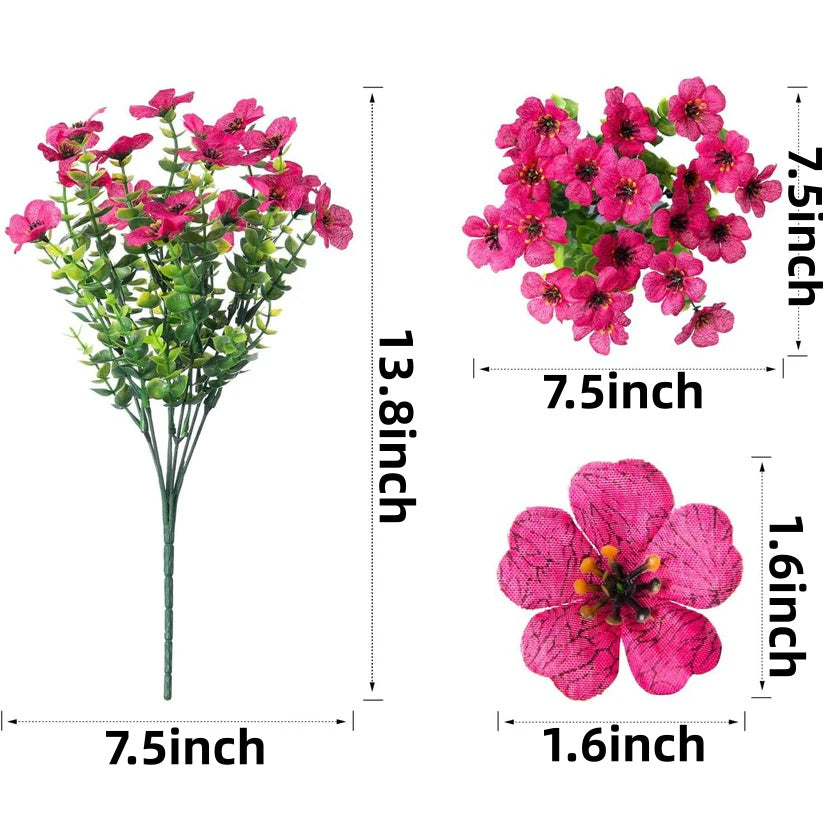 UV-Resistant Artificial Daisy Arrangement for Patio & Porch