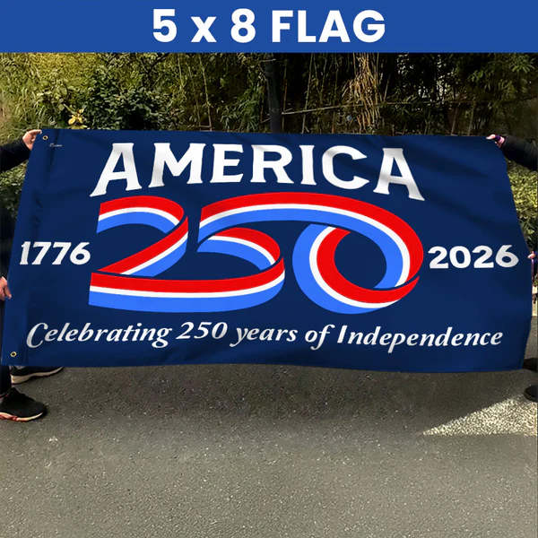 America 250 Flag — 250th Anniversary Patriotic Garden Flag