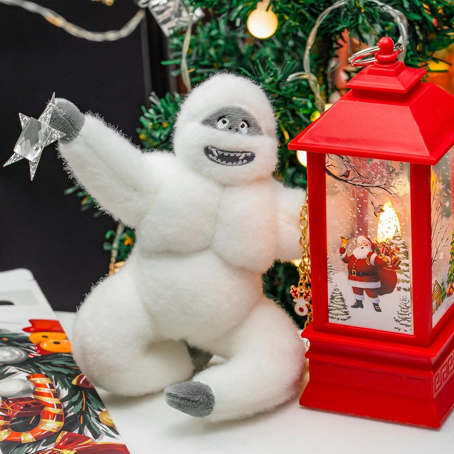 Handmade Felt Snow Monster Ornament – Christmas Tree Topper