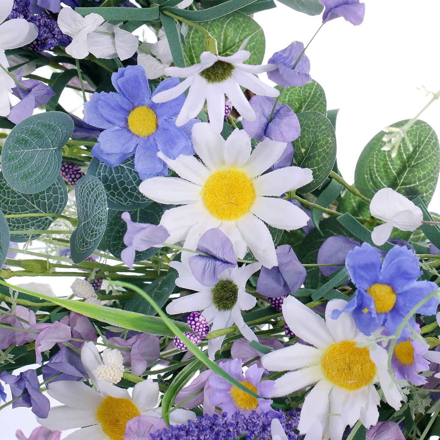 Handmade Lavender Garden Wreath — Spring Door Decor