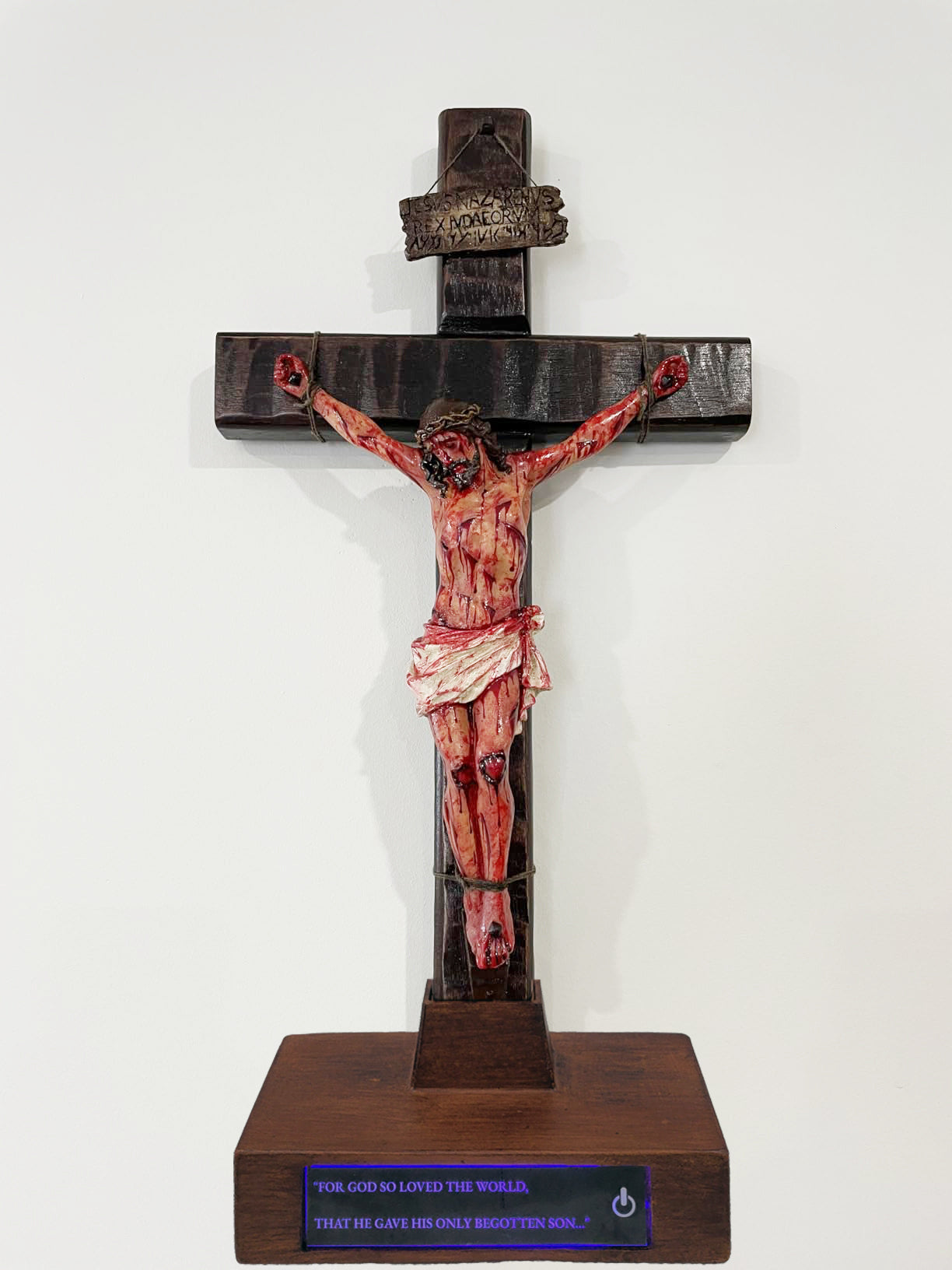 Handcrafted Jesus Crucifix – Catholic Devotional Home Decor