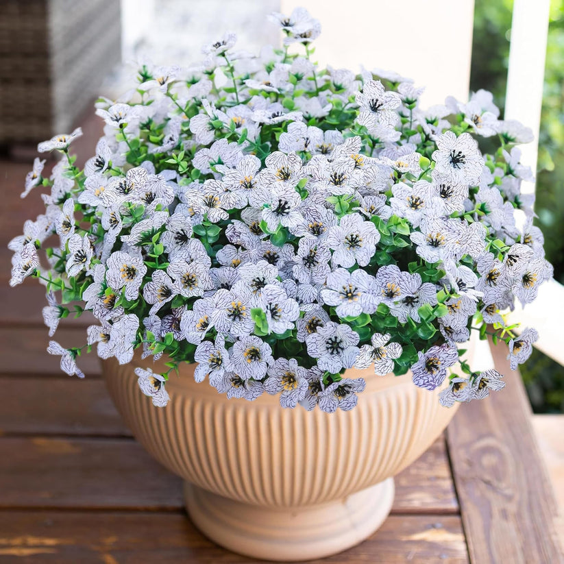 UV-Resistant Artificial Daisy Arrangement for Patio & Porch