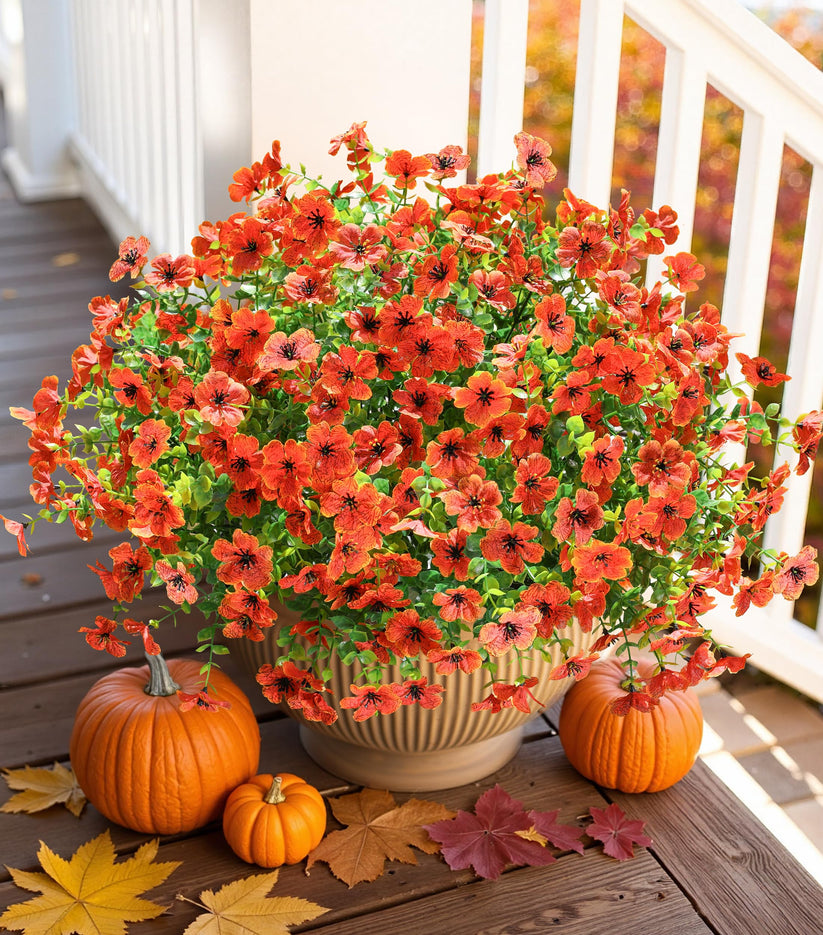 UV-Resistant Artificial Daisy Arrangement for Patio & Porch