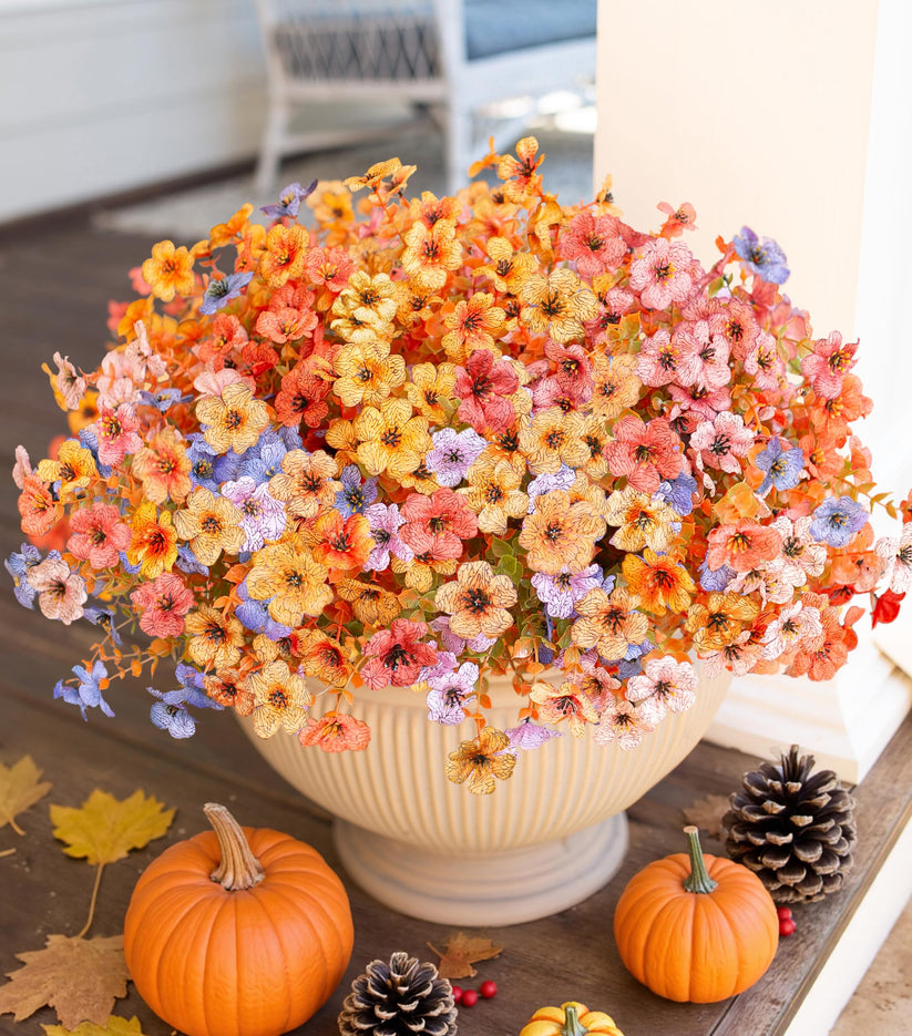 UV-Resistant Artificial Daisy Arrangement for Patio & Porch