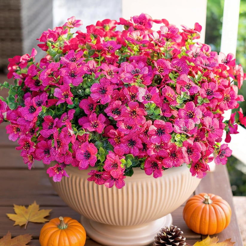 UV-Resistant Artificial Daisy Arrangement for Patio & Porch