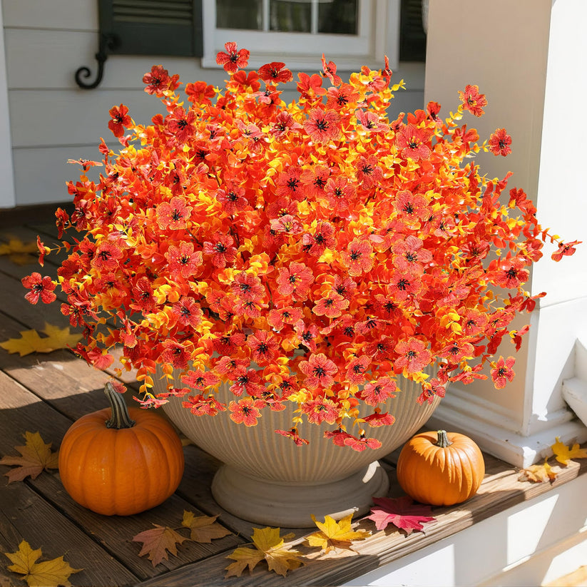 UV-Resistant Artificial Daisy Arrangement for Patio & Porch