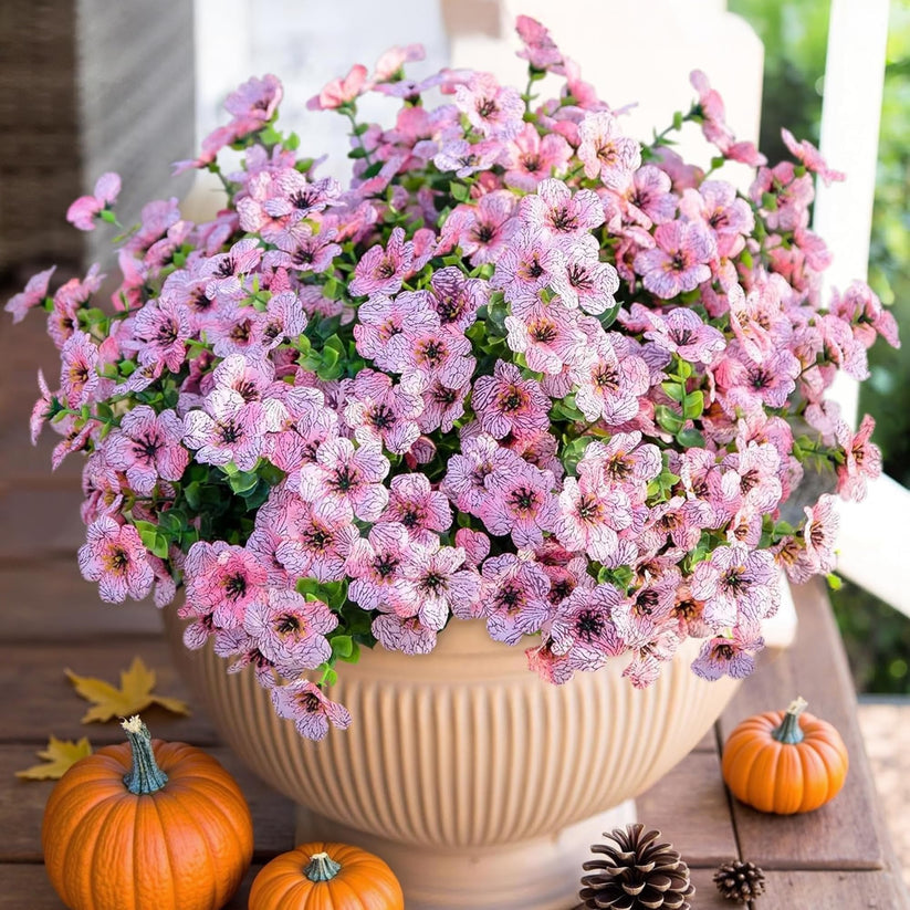UV-Resistant Artificial Daisy Arrangement for Patio & Porch