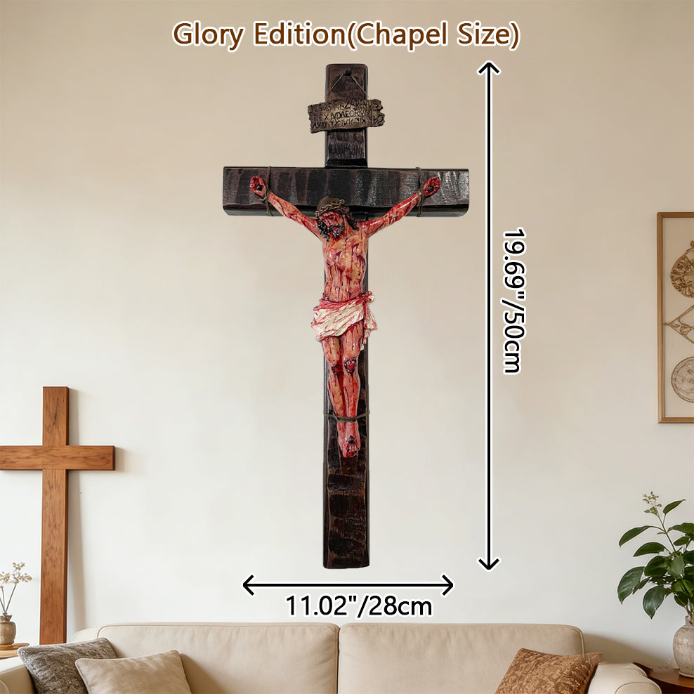 Wooden Rosary with Crucifix & Optional LED Scripture Base